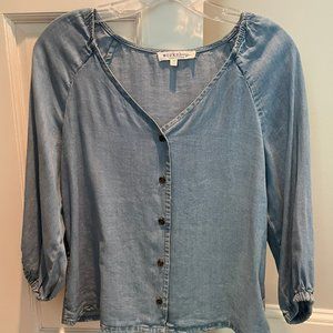 Denim Blouse - Never Worn, Size S
